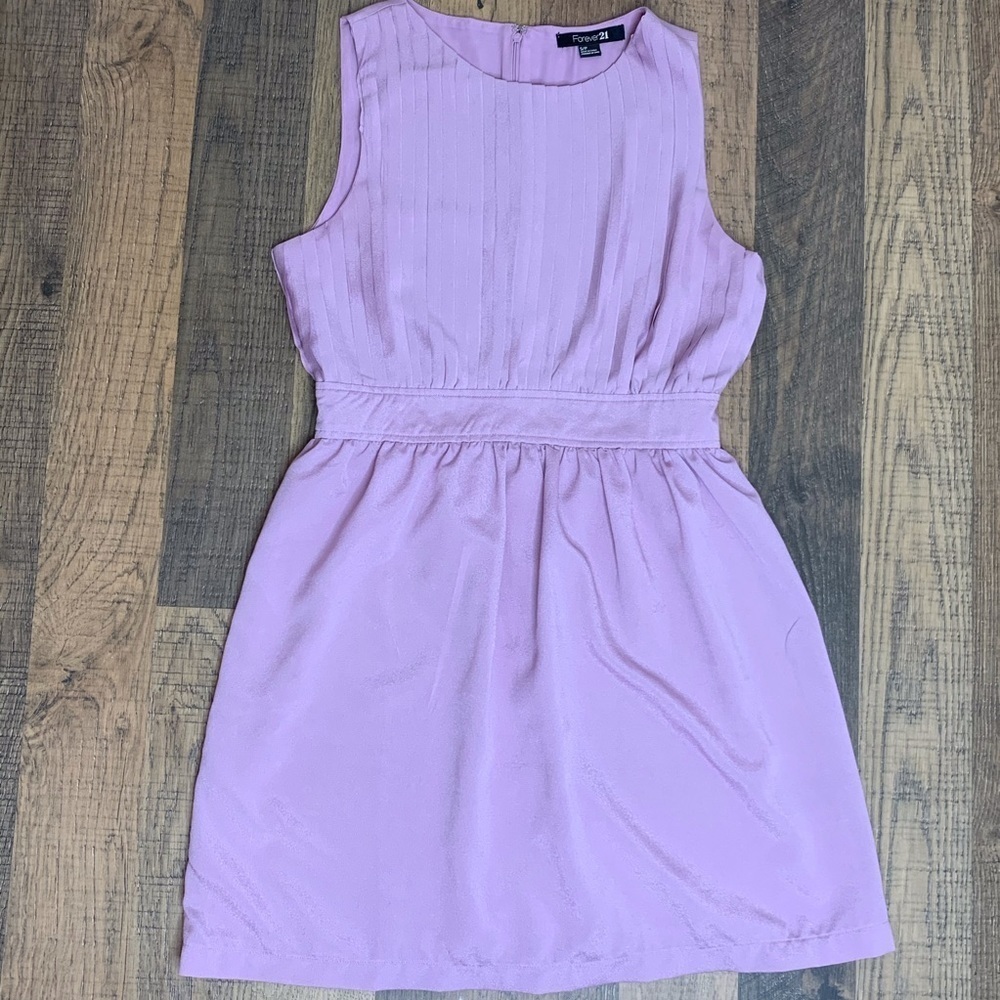 Forever 21 Lilac Purple Mini Dress Sz Small